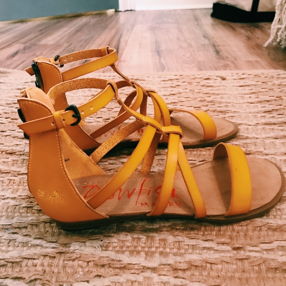 Blowfish Malibu Mustard Sandals